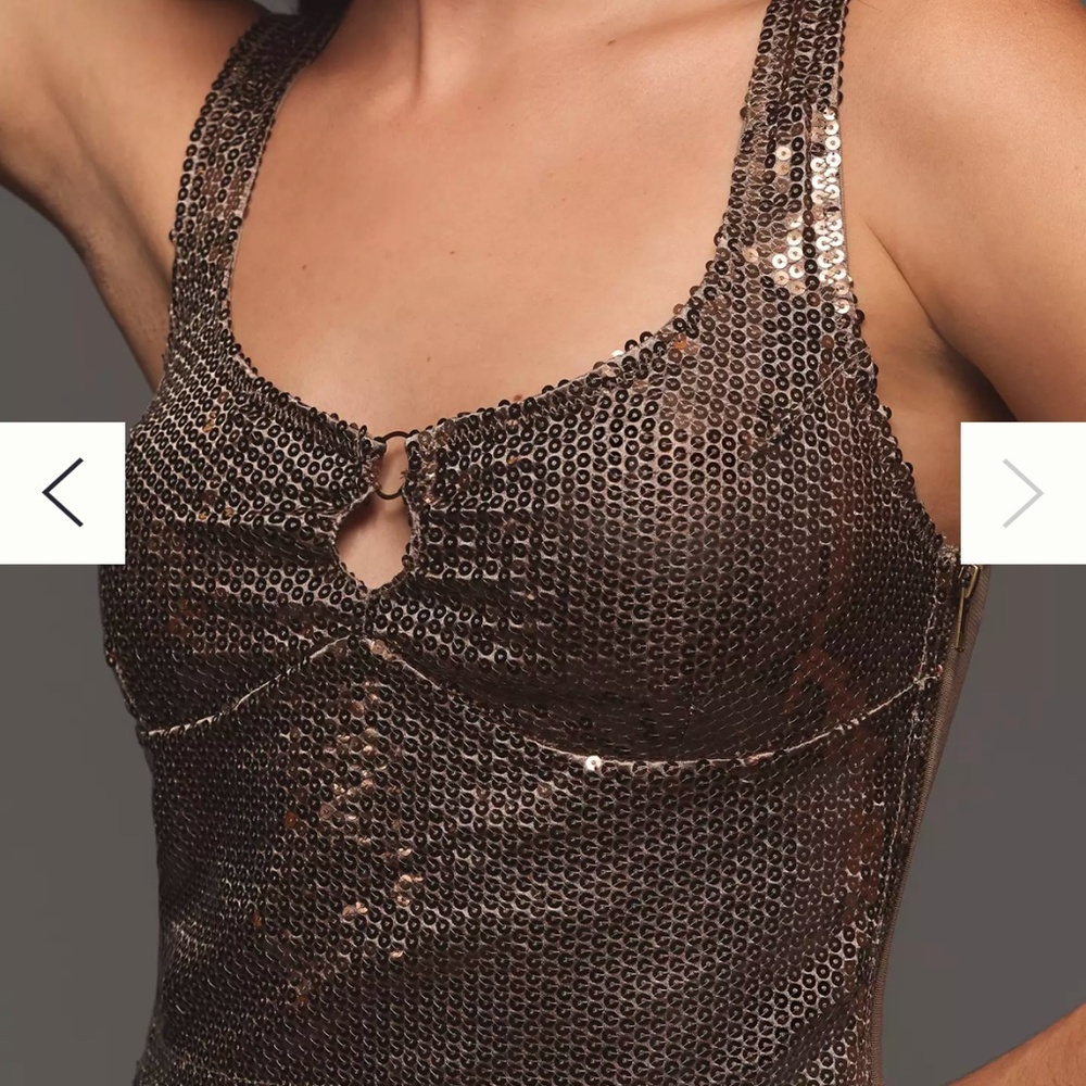 Sequins crop top NWT